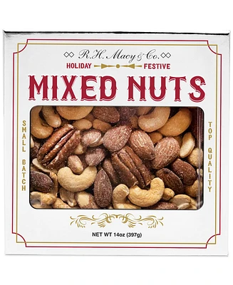 R.h. Macy & Co. Holiday Mixed Nuts Gift Box, 14 oz