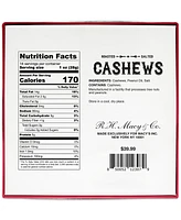 R.h. Macy & Co. Holiday Jumbo Cashews Gift Box, 14 oz