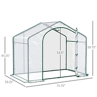 Streamdale Furniture Walk-In Greenhouse for Beginners Affordable, Easy Setup, Ample Space