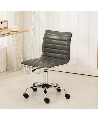 Simplie Fun Chromel Adjustable Air Lift Office Chair