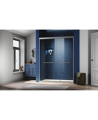 Premium Sliding Shower Doors Tempered Glass, Adjustable Walk-In, 56-60" Wide