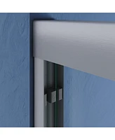 Premium Sliding Shower Doors Tempered Glass, Adjustable Walk-In, 56-60" Wide