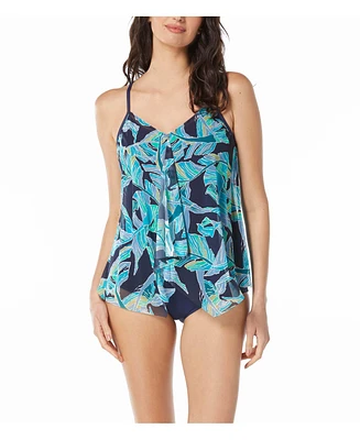 Beach House Women's Swim Kerry Mesh Layer Underwire Tankini Top