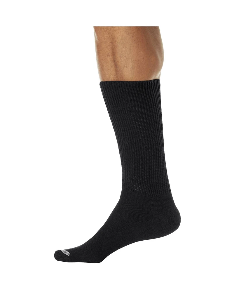 KingSize Big & Tall Diabetic Crew Socks With Extra Wide Footbed