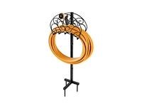 Slickblue Detachable Freestanding Hose Holder for Outdoor Yard Garden Lawn