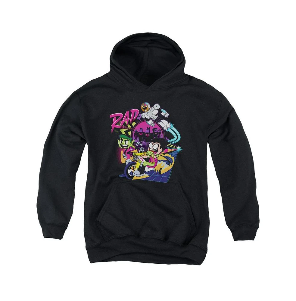 Teen Titans Go Boys To The Movies Youth Rad Pull Over Hoodie / Hooded Sweatshirt