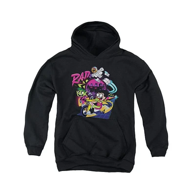 Teen Titans Go Boys To The Movies Youth Rad Pull Over Hoodie / Hooded Sweatshirt