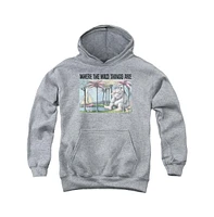 Where The Wild Things Are Boys Youth Cover Art Pull Over Hoodie / Hooded Sweatshirt