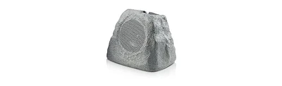 Gemini Rechargeable Bluetooth Outdoor Solar Rock Led Speaker with Multilink