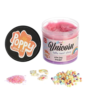 Aurora Toys Medium Unicorn Rainbow Slime Poppy Slime Co. Gooey Toy Pink 11.3oz