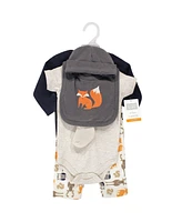 Hudson Baby Boys Cotton Layette Set, Owl