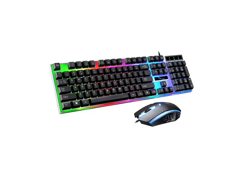 Cowin Led Gaming Keyboard and Mouse Combo with Rainbow Backlit