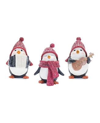 Slickblue Musical Penguin Figurine (Set of 3)