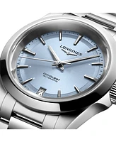 Longines Women's Swiss Automatic Conquest Stainless Steel Bracelet Watch 34mm