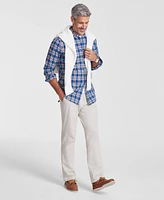 Club Room Men's Tonno Plaid Poplin Shirt, Created for Macy's