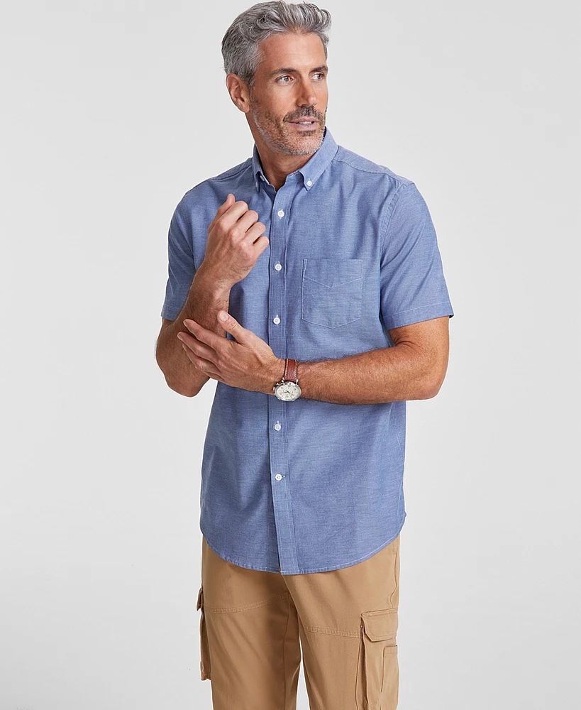Club Room Men's Solid Oxford Shirt, Created for Macy's