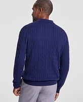 Club Room Men's Knit Polo Sweater, Created for Macy's