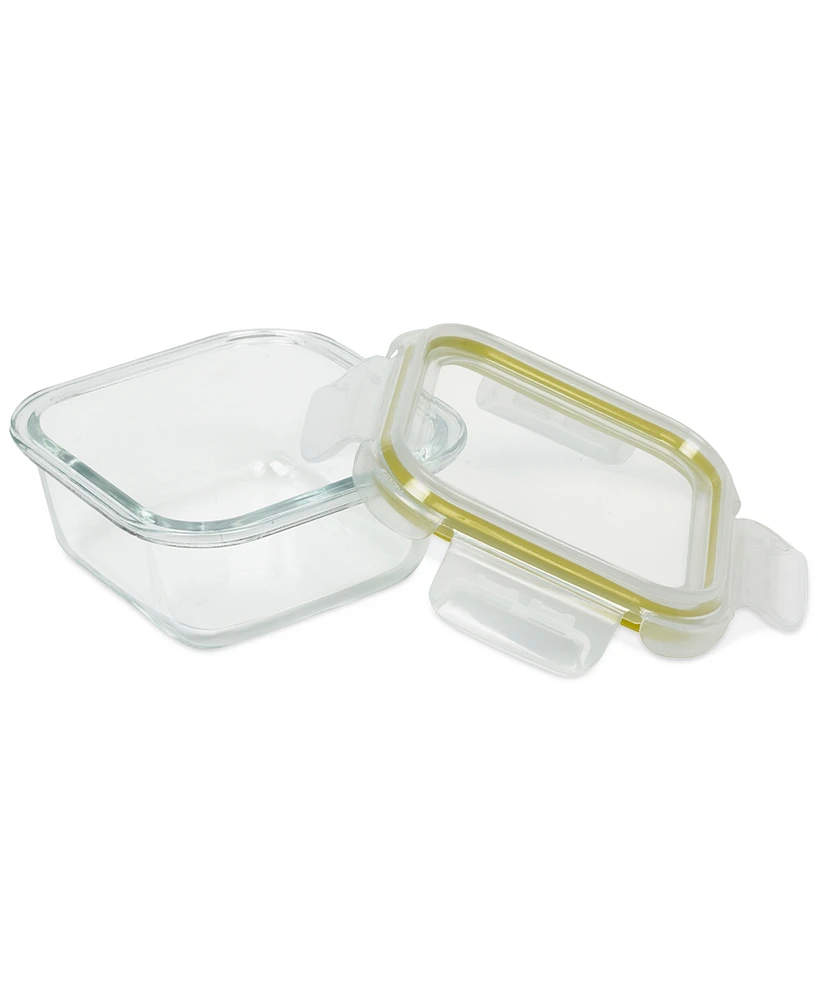 Sedona Kitchen 3-Piece Square Glass Food Storage Container Set