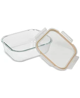 Sedona Kitchen 2-Piece Extra-Large Glass Food Storage Container Set