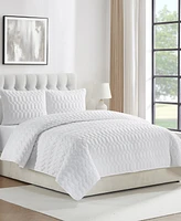 Vcny Home Diamond 3-Piece Quilt Set, Full/Queen