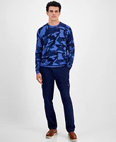 Club Room Men's Printed Camo Cashmere Sweater, Created for Macy's