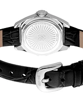 Roberto Cavalli Women's Quartz Black Leather Watch 26mm