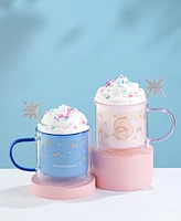 JoyJolt Hello Kitty and Friends LittleTwinStars Double Wall Coffee Mugs, Set of 2