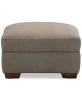 Kovner Leather Ottoman, Created for Macy's