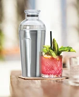 Oggi Groove 17oz. Double Wall Vacuum Insulated Stainless Steel Cocktail Shaker