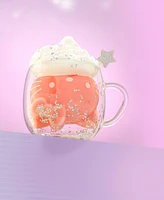 JoyJolt Hello Kitty 50th Anniversary Limited Edition 3D Double Wall Glass Mug