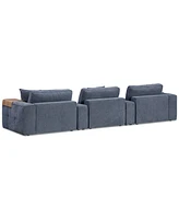 Nycolle 5-Pc. Modular Fabric Sectional with 2 Consoles, Created for Macy's