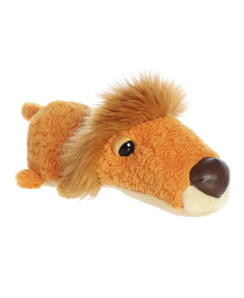 Aurora Medium Royal Lion Schnozzles Playful Plush Toy Orange 11"