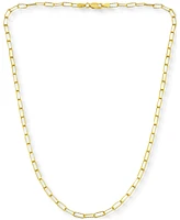 Giani Bernini Paperclip Link 20" Chain Necklace, 18k Gold-Plated Sterling Silver or Silver, Created for Macy's