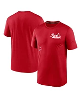 Nike Men's Red Cincinnati Reds Authentic Collection Early Work Tri-Blend Performance T-Shirt