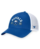 Fanatics Men's Royal/White Buffalo Sabres Free Kick Trucker Adjustable Hat