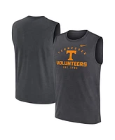 Nike Men's Anthracite Tennessee Volunteers Primetime Legend Lock Up Performance Muscle Tank Top