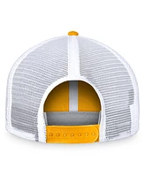 Fanatics Men's Gold/White Nashville Predators Free Kick Trucker Adjustable Hat