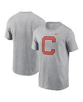 Nike Men's Heather Gray Clemson Tigers Primetime Evergreen Alternate Logo T-Shirt