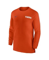 Nike Men's Orange Clemson Tigers 2024 Sideline Coach Uv Performance Long Sleeve T-Shirt