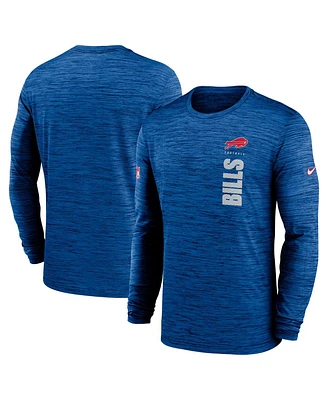 Nike Men's Royal Buffalo Bills 2024 Sideline Velocity Performance Long Sleeve T-Shirt