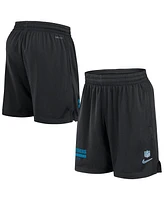 Nike Men's Black Carolina Panthers 2024 Sideline Performance Mesh Shorts