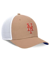 Nike Men's New York Mets Khaki Trucker Adjustable Hat