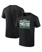 Fanatics Men's Black Boston Celtics 2024 Nba Finals Champions Pump Hometown Originals T-Shirt