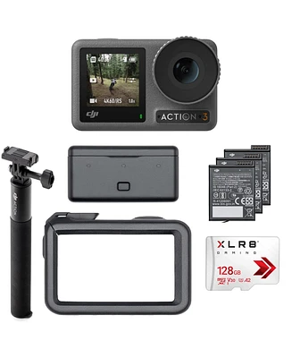 Dji Osmo Action 3 Camera Adventure Combo with 128GB MicroSD Card bundle