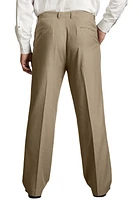 KingSize Big & Tall Ks Signature Collection No Hassle Classic Fit Expandable Waist Plain Front Dress Pants