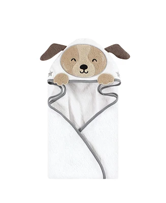 Hudson Baby Infant Boy Cotton Animal Face Hooded Towel