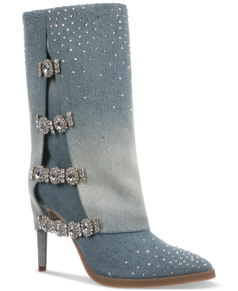 Thalia Sodi Women's Nami Embellished Dress Boots