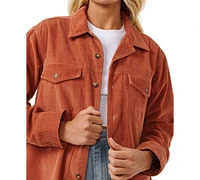 Rip Curl Juniors' Stevie Corduroy Shirt Jacket