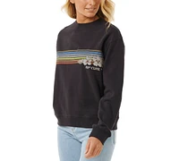 Rip Curl Juniors' Hoffman Relaxed Crewneck Fleece Sweatshirt