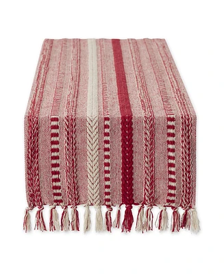 Design Imports Braided Stripe Table Runner, 15x72 Inches